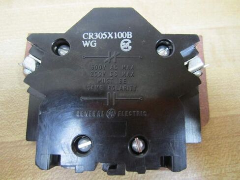 1- CR305X100B GE Controls Auxiliary Contact Kit; 1 NC in Kuwait