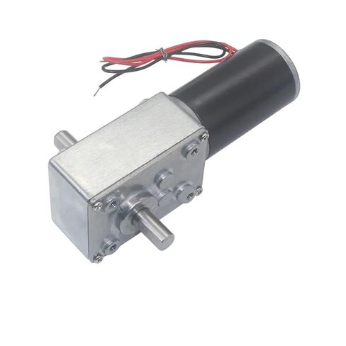 5840-31zy Double Shaft High Torque Self Locking Worm Geared Motor 1Pcs(Size:12v 12rpm,Color:Package A) in Saudi Arabia
