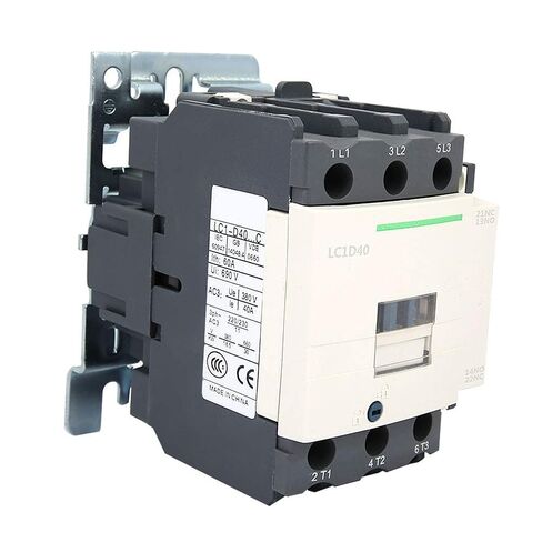AC Contactor, New Electric AC Contactor, LC1D40 NEW Electric 50/60Hz 3 Poles Coil AC Contactor 220V 40A Industrial Electric AC Contactor Outdoor High Sensitivity Industrial Electric in Saudi Arabia
