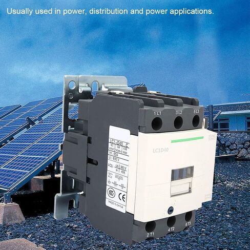 AC Contactor, New Electric AC Contactor, LC1D40 NEW Electric 50/60Hz 3 Poles Coil AC Contactor 220V 40A Industrial Electric AC Contactor Outdoor High Sensitivity Industrial Electric in Saudi Arabia