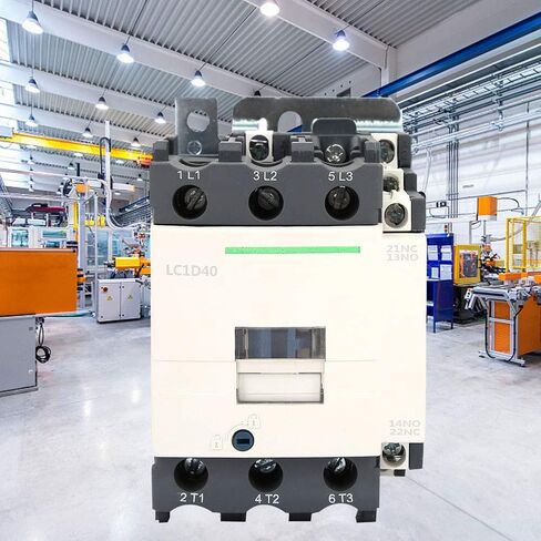 AC Contactor, New Electric AC Contactor, LC1D40 NEW Electric 50/60Hz 3 Poles Coil AC Contactor 220V 40A Industrial Electric AC Contactor Outdoor High Sensitivity Industrial Electric in Saudi Arabia