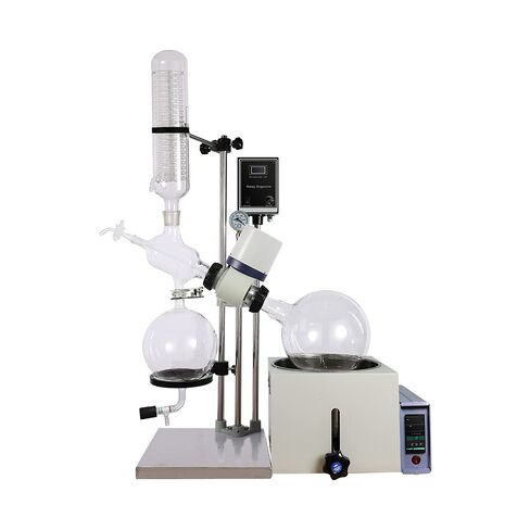 HNZXIB 5L مبخر دوار مختبر Rotovap مع جهاز تحكم رقمي للرفع اليدوي 0-120 دورة في الدقيقة 220 فولت in Kuwait