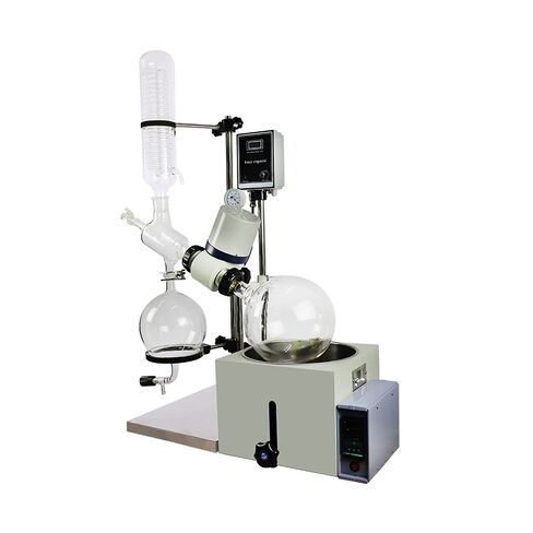 HNZXIB 5L مبخر دوار مختبر Rotovap مع جهاز تحكم رقمي للرفع اليدوي 0-120 دورة في الدقيقة 220 فولت in Kuwait