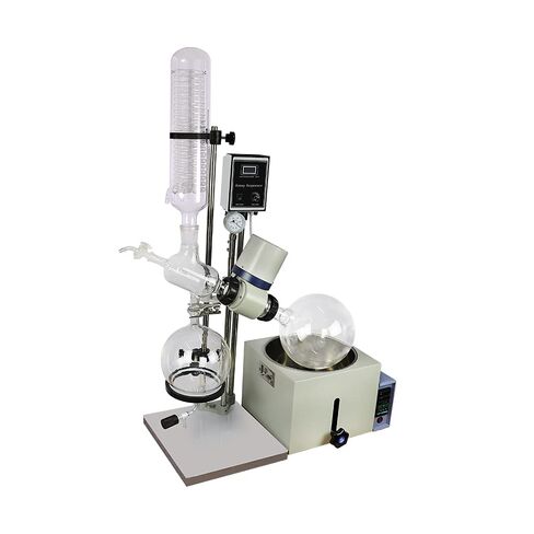 HNZXIB 5L مبخر دوار مختبر Rotovap مع جهاز تحكم رقمي للرفع اليدوي 0-120 دورة في الدقيقة 220 فولت in Kuwait