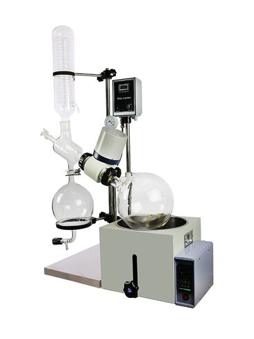 HNZXIB 5L مبخر دوار مختبر Rotovap مع جهاز تحكم رقمي للرفع اليدوي 0-120 دورة في الدقيقة 220 فولت in Kuwait