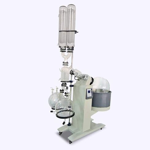 HNZXIB 10L Double Condensers Double Receiving Rotary Evaporator with Motor Lift,110V in Kuwait