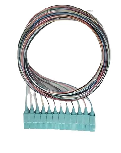 Elfcam® - ضفيرة الألياف الضوئية 12 ألياف أحادية الوضع Simplex FCA 9/125um OS2، أصفر in Kuwait