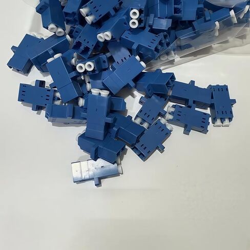10-Pack LCUPC Duplex Split Fiber Adapter Flange Coupler, Simplex Fiber Connector, Fiber Optic Adapter in Kuwait