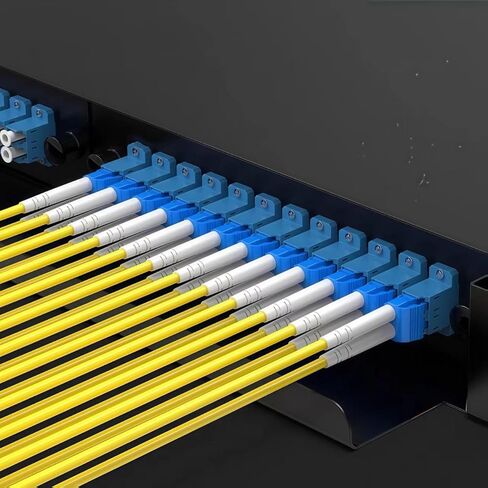10-Pack LCUPC Duplex Split Fiber Adapter Flange Coupler, Simplex Fiber Connector, Fiber Optic Adapter in Kuwait