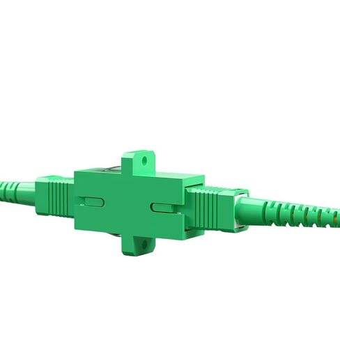 SC/APC to SC/APC Fiber Optic Coupler, Single Mode, 10 Pack, SCAPC Adapter for Extending APC Fiber Cables in Kuwait