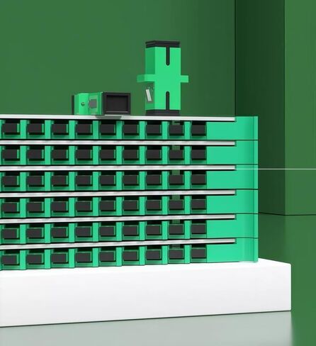 SC/APC to SC/APC Fiber Optic Coupler, Single Mode, 10 Pack, SCAPC Adapter for Extending APC Fiber Cables in Kuwait