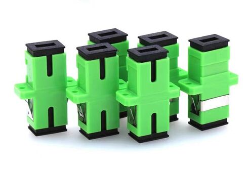 SC/APC to SC/APC Fiber Optic Coupler, Single Mode, 10 Pack, SCAPC Adapter for Extending APC Fiber Cables in Kuwait