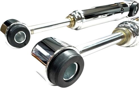 Pair Chrome Steel Short Tube Shock Absorbers Compatible with Ford Model T Bucket & Hot Rods in Saudi Arabia