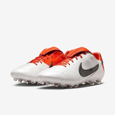 Nike Premier 3 Firm-Ground Low-Top Soccer Cleats (Team Orange/White/Black) Size 8.5 in Saudi Arabia