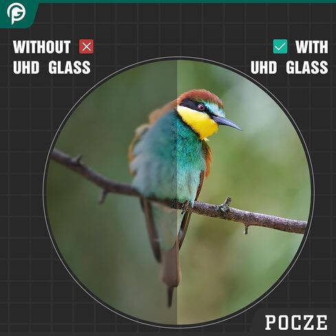 Binoculars for Adults, 12x42 Waterproof and Durable Binoculars with Multi-Coated Optics and Protective Rubber Armor, Lightweight Binocular for Bird Watching, Outdoor Sports, Hunting, Travel-Green in Kuwait