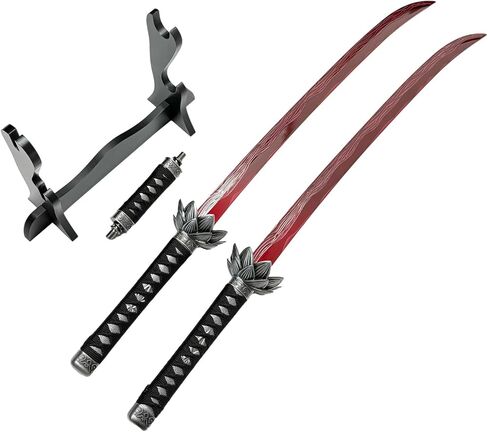73.22inchs Eleonora's Poleblade Sword，Stainless Steel, with a Beautiful red Blade, Includes a Display Stand, and is Easy to Assemble. Suitable for Collection, Display, and as a Gift for Cosplay in Kuwait