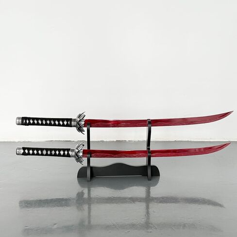 73.22inchs Eleonora's Poleblade Sword，Stainless Steel, with a Beautiful red Blade, Includes a Display Stand, and is Easy to Assemble. Suitable for Collection, Display, and as a Gift for Cosplay in Kuwait