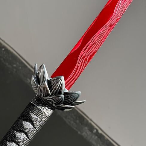 73.22inchs Eleonora's Poleblade Sword，Stainless Steel, with a Beautiful red Blade, Includes a Display Stand, and is Easy to Assemble. Suitable for Collection, Display, and as a Gift for Cosplay in Kuwait