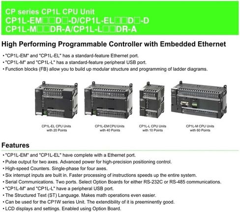 وحدة تحكم قابلة للبرمجة CP1L-EL20DR-D in Kuwait