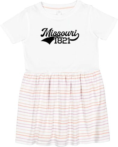 inktastic Missouri 1821 Toddler Dress in Saudi Arabia