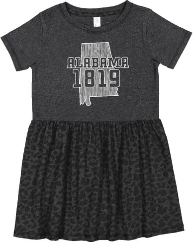 inktastic Alabama 1819 Toddler Dress in Saudi Arabia