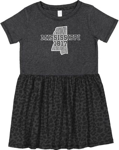 inktastic Mississippi 1817 Toddler Dress in Saudi Arabia