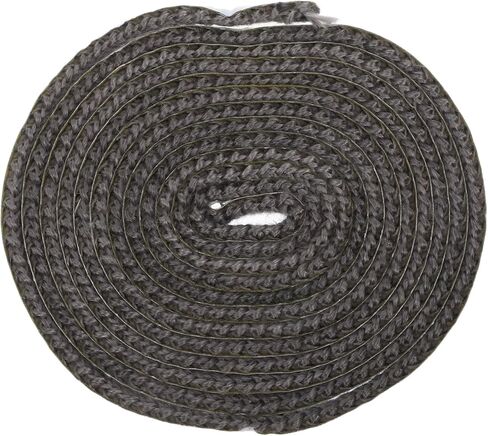 1 Roll Stove Door Gasket Tape Flat Stove Rope High Temperature Resistant Fiberglass Seal for Boilers Ovens Easy to Cut Install Excellent Heat Retention Energy Efficiency in Saudi Arabia