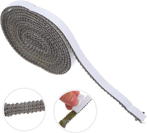 1 Roll Stove Door Gasket Tape Flat Stove Rope High Temperature Resistant Fiberglass Seal for Boilers Ovens Easy to Cut Install Excellent Heat Retention Energy Efficiency in Saudi Arabia
