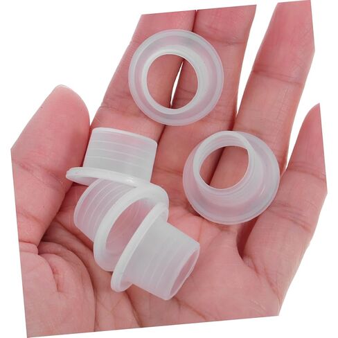 SHINEOFI 20Pcs Clear Silicone Sealing Rings Leak Valve Gasket Washers for Garden Hose and Faucet Durable Water Pipe Gasket for Household and Commercial Use in Saudi Arabia