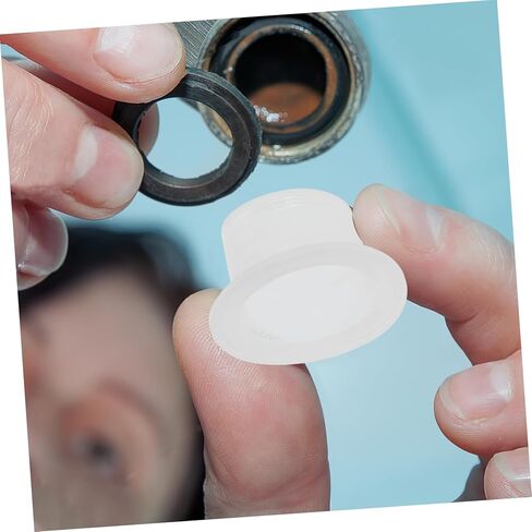 SHINEOFI 20Pcs Clear Silicone Sealing Rings Leak Valve Gasket Washers for Garden Hose and Faucet Durable Water Pipe Gasket for Household and Commercial Use in Saudi Arabia
