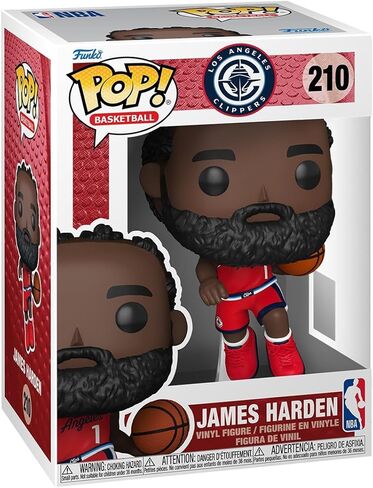 Funko Pop! NBA: LA Clippers - James Harden - Collectable Vinyl Figure - Gift Idea - Official Merchandise - Toys for Kids & Adults - Sports Fans - Model Figure for Collectors and Display in Saudi Arabia