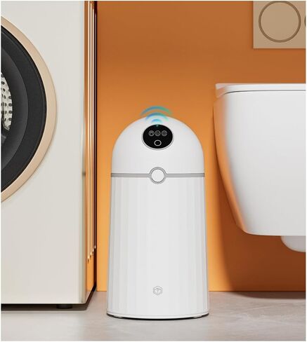 Bathroom Automatic Touchless Trash Can, Self Sealing and Self Changing, Smart Motion Sensor Trash Can with Lid, 2.7 Gallon Waterproof Small Bedroom Garbage Can in Saudi Arabia