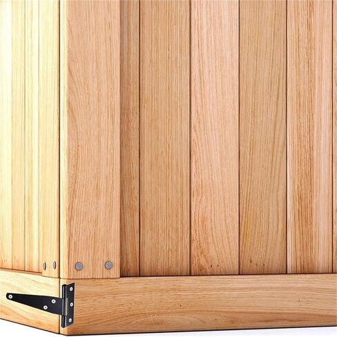 مفصلات على شكل حرف T مقاس 4 بوصات، مفصلات حزام بوابة ريفية، باب مقاوم للصدأ، أسود، 6 قطع in Kuwait