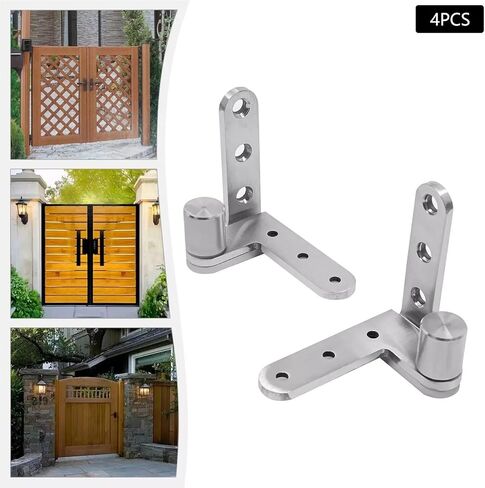 مفصلات أبواب محورية شديدة التحمل 201 من الفولاذ المقاوم للصدأ 4 قطع in Kuwait