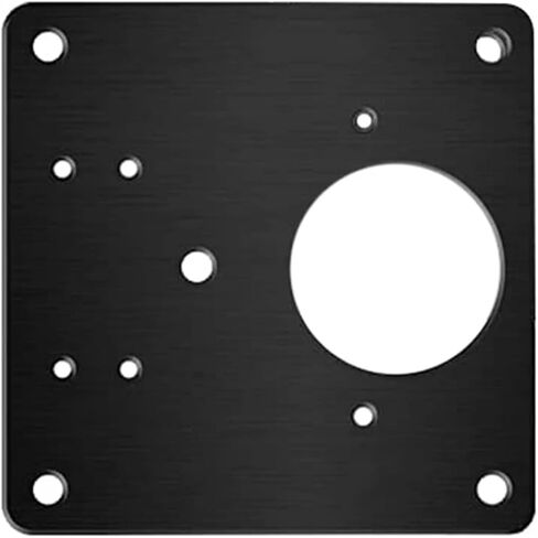 Hinge Repair Plate Stainless Steel Black Bracket with Screws 4Pcs in Saudi Arabia