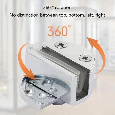 4XFD زجاج دش الأبواب المفصلي استبدال أجزاء 360 درجة دوارة مهاوي 1 قطعة in Kuwait