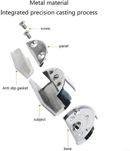 4XFD زجاج دش الأبواب المفصلي استبدال أجزاء 360 درجة دوارة مهاوي 1 قطعة in Kuwait