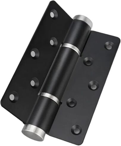 مفصلة باب إغلاق ناعمة أوتوماتيكية بزاوية 90 درجة، أقرب هيدروليكي 5 بوصة، أجهزة قابلة للتعديل 2 قطعة (بدون أخدود - أسود) in Kuwait