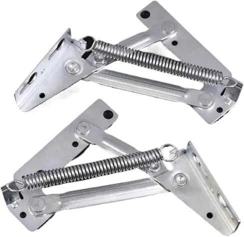 80 Degree Lid Stay Hinges Kitchen Cabinet Door Lift Up Support 2Pcs in Saudi Arabia