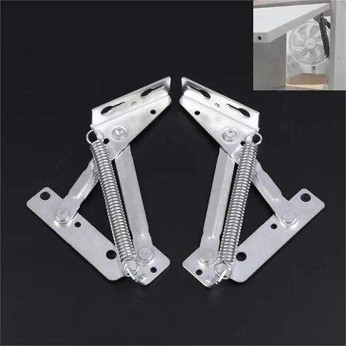 80 Degree Lid Stay Hinges Kitchen Cabinet Door Lift Up Support 2Pcs in Saudi Arabia