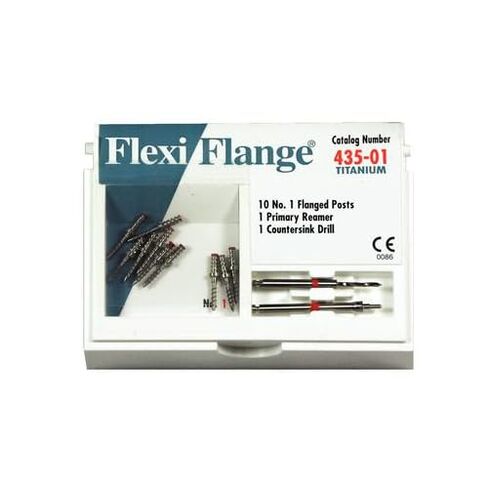 EDS 435-01 Flexi-Flange Refill Post Titanium, 1 Size, Red in Saudi Arabia
