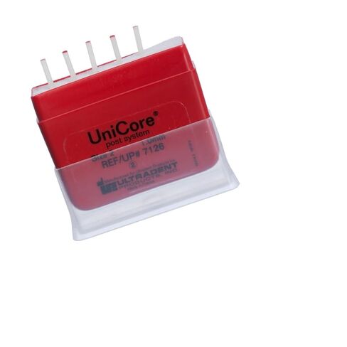 Unicore 7126 نظام عمود الألياف الزجاجية #2 1.0 مم أحمر 5/عبوة in Kuwait