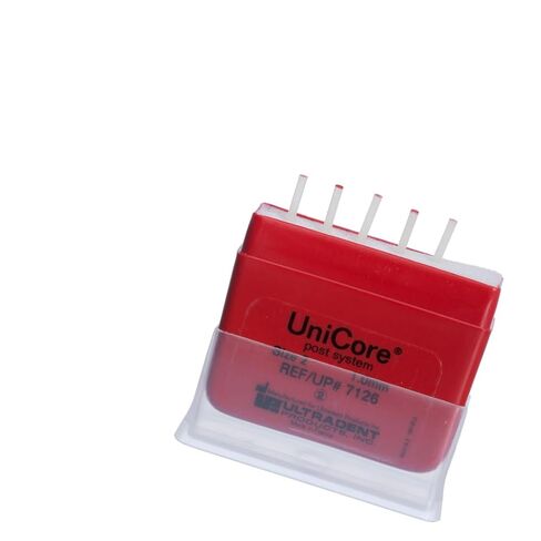 Unicore 7126 نظام عمود الألياف الزجاجية #2 1.0 مم أحمر 5/عبوة in Kuwait