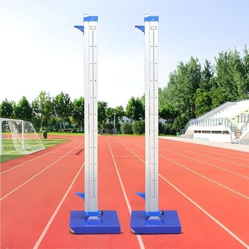 High Jump Measuring Standards, Adjustable Aluminum Training Stands for Competition, Movable and Durable Design in Saudi Arabia