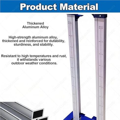 High Jump Measuring Standards, Adjustable Aluminum Training Stands for Competition, Movable and Durable Design in Saudi Arabia