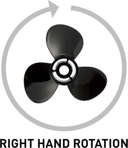 Quicksilver Black Diamond 3-Blade Aluminum Propeller for Mercury and MerCruiser Engines in Saudi Arabia