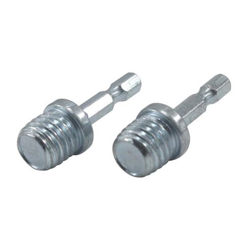 2 قطعة 5/8"-11 خيط ذكر إلى 1/4" محول ساق سداسي، 5/8"-11 خيط UNC إلى 1/4" ساق سداسية، محول مثقاب فولاذي عالي السرعة لقم مطحنة القالب، المثاقب، ومكبس الحفر in Saudi Arabia