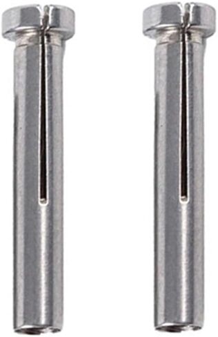 2 قطعة محول مثقاب من الفولاذ المقاوم للصدأ محول كم كوليت 3 مم إلى 2.35 مم مخفض عرقوب متوافق مع آلات النقش وأدوات المحرك الصغير للتثبيت الدقيق في استخدام ورشة العمل in Kuwait