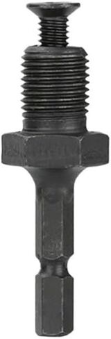 Quick-Change Converter 1/4"-1/2" 3/8" Male Thread Hex Shank Adapter for Electric Drill Bits - 1pc(1/4 inx1/2 in) in Saudi Arabia