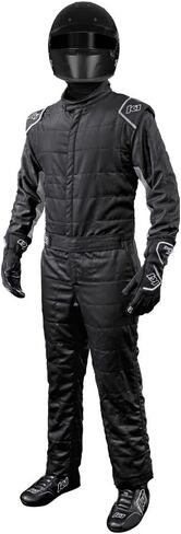 K1 Outlaw Adult Auto Racing Nomex® Suit - SFI 3.2A/5 - Black, Red - XL 60 in Saudi Arabia